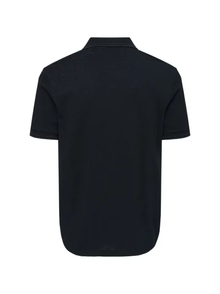 Polo Comme Des Garçons Shirt με αυτόγραφο μαύρο