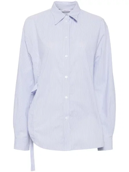 Koszula Pushbutton w paski niebieska