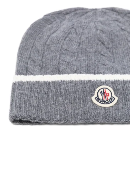 Dětské čepice Moncler Enfant šedý