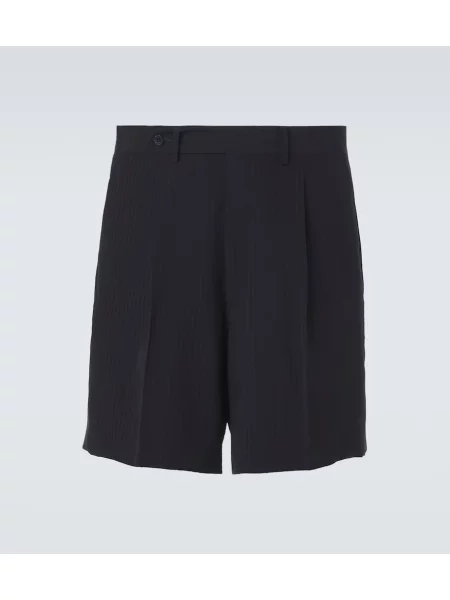 Pantaloni scurți Stoffa de lână albastru