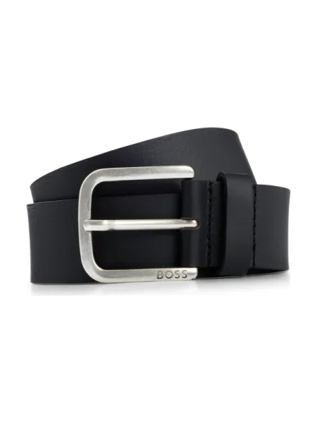 BOSS BLACK De piele curea Janni negru