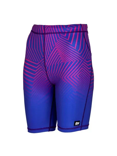 Legginsy krótkie do biegania EXTREME HOBBY CALEIDOSCOPE fioletowe