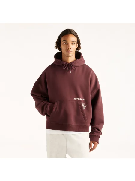 Bluza New Balance – bordowa