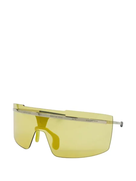 Ochelari de soare Nike de catifea cu autograf retro alb