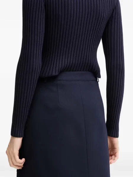 Fusta mini Marc Aurel scurtă albastru