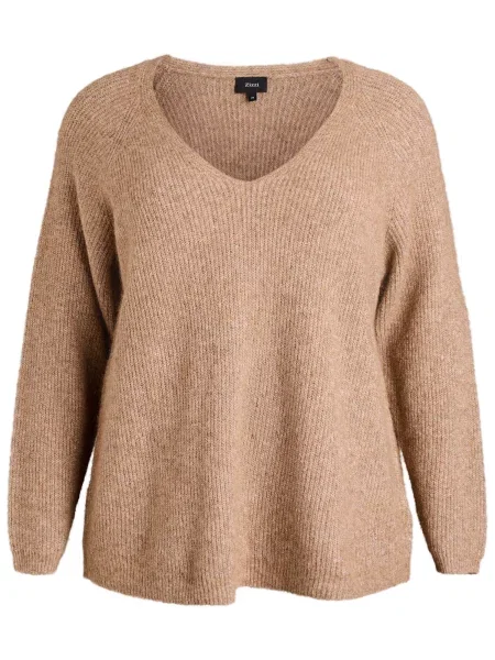 Zizzi Pulover CAVILMA amestecat maro