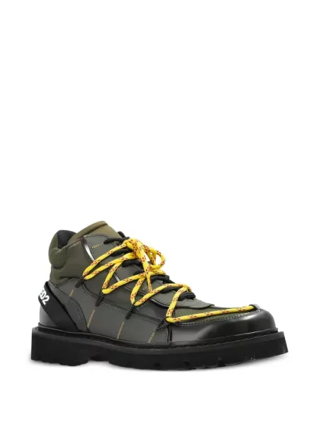 Cizme scurte Dsquared2 fără toc verde