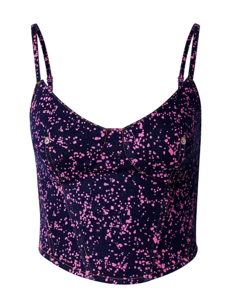 Monki Top marin / roz deschis albastru
