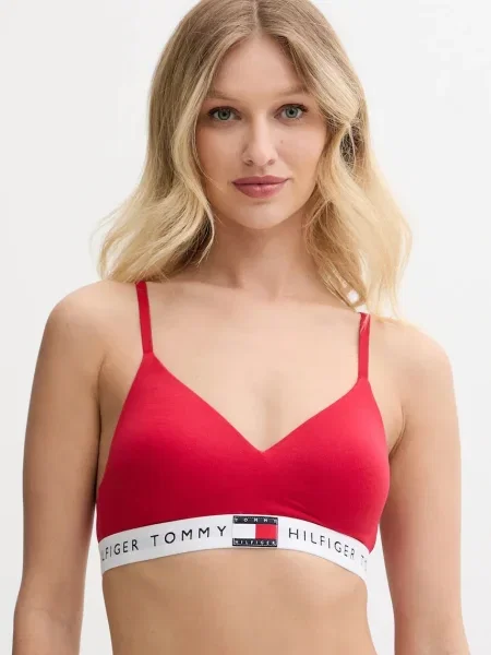 Tommy Hilfiger sportovní podprsenka s červená
