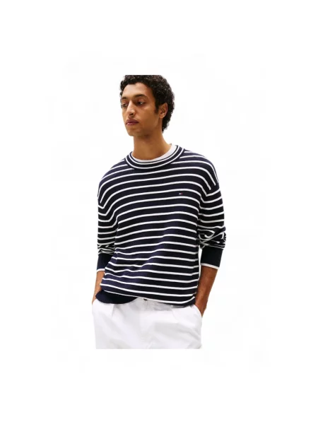 Sweter w paski Tommy Hilfiger w paski