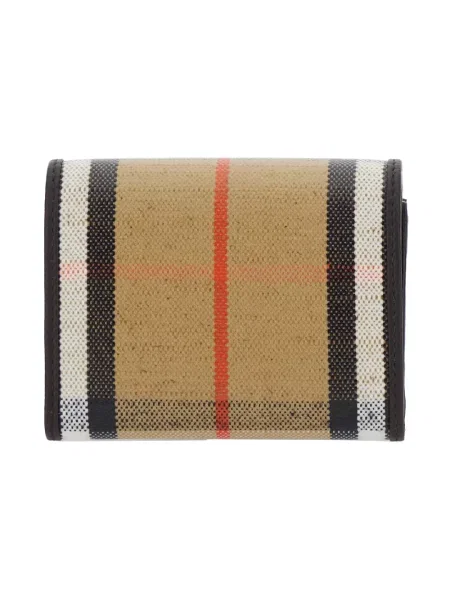 Portfel Burberry płócienny beżowy