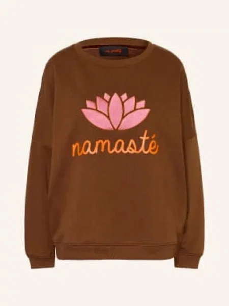Miss Goodlife Bluza braun pomarańczowa