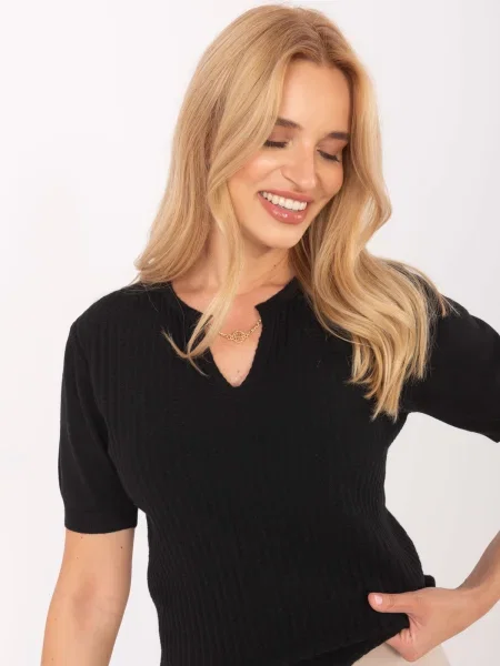 Pulover P-m negru
