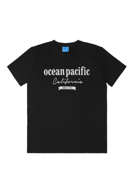 Ocean Pacific Tricou Los Clavos negru alb