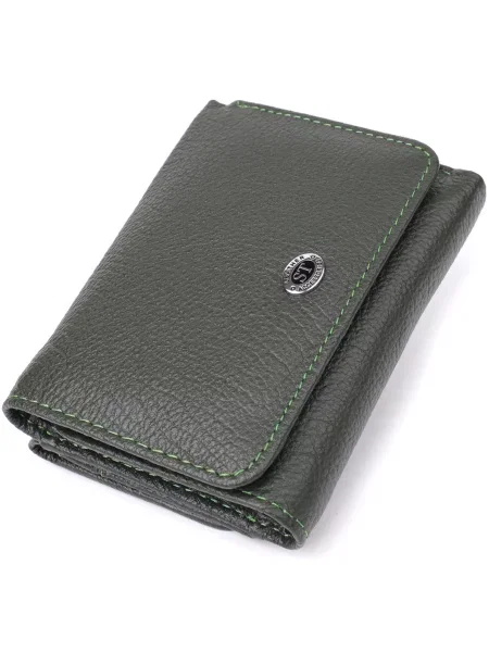 ST Leather Accessories Гаманець Шкіра зелений