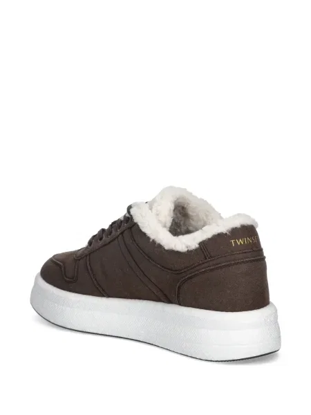 Sneakerși Twinset cu imagine maro