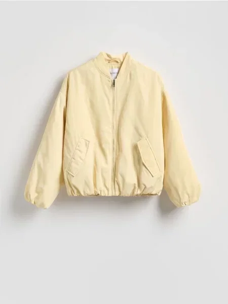 Reserved Geacă bomber galben-deschis galben