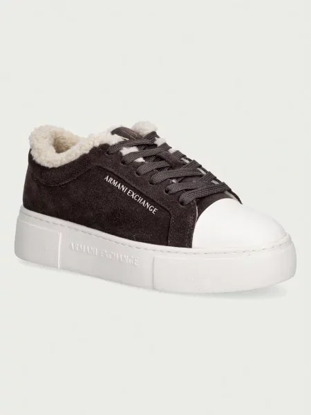 Pantofi Eax din piele maro
