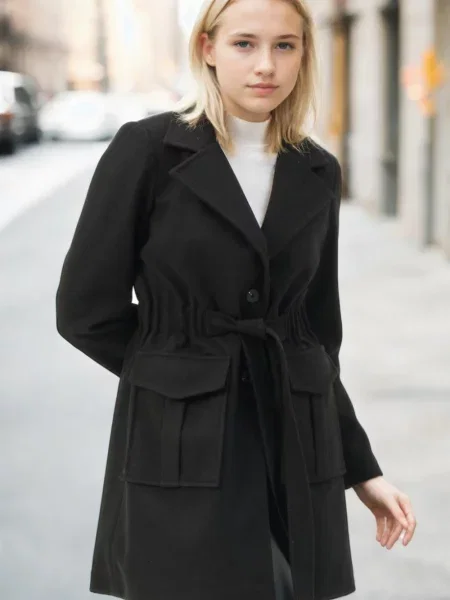 Palton Dewberry negru