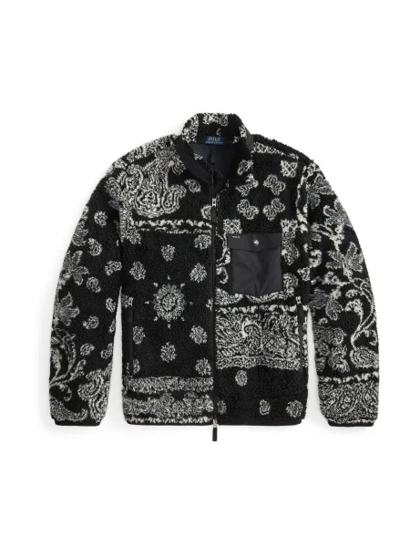 Prehodna jakna Polo Ralph Lauren iz flisa črna