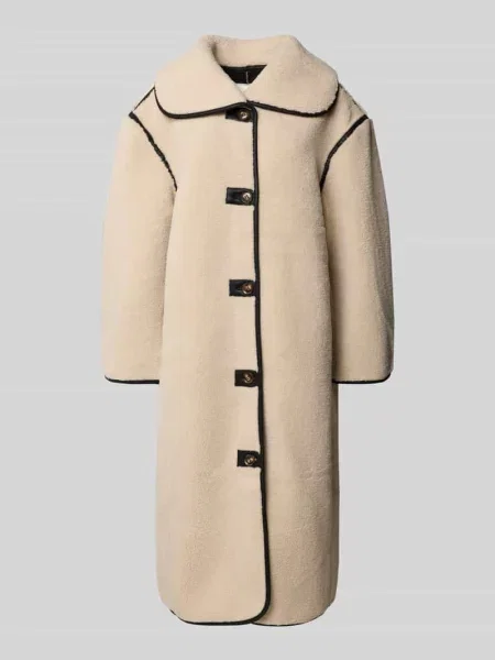 Płaszcz z futerka model ‘Carmen’ Neo Noir biały