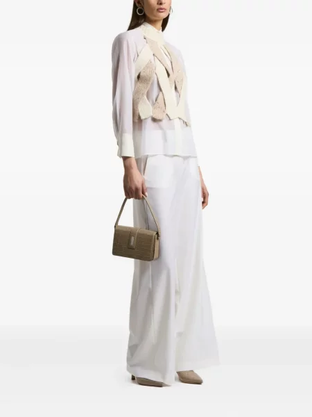 Dzianinowa kamizelka Peserico pleciona