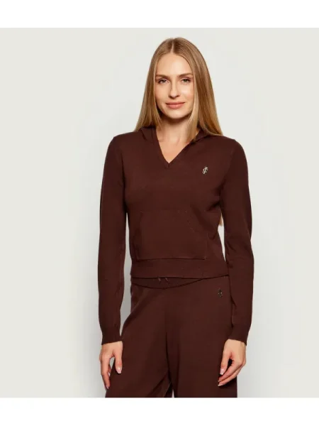 Juicy Couture Pulover HERITAGE maro