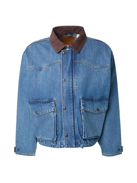 LEVI'S ® Geacă de primăvară-toamnă Hilltop Jacket indigo / ciocolatiu
