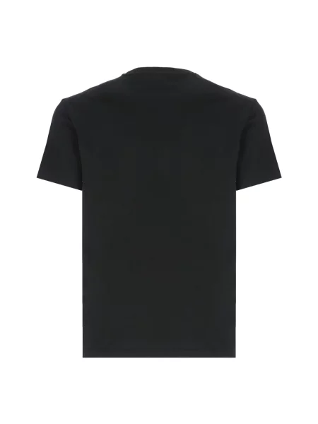 Koszulka polo Polo Ralph Lauren z dżerseju z dekoltem w kształcie litery U z długim rękawem czarna