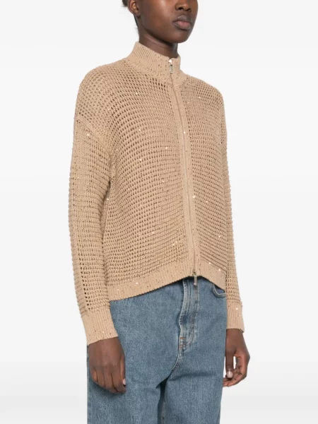 Cardigan Max Mara cu paiete tricotate