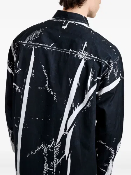 Cămașă Proenza Schouler cu imagine negru