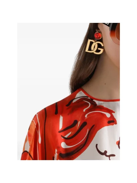 Kolczyki Dolce And Gabbana czerwone