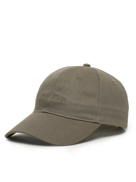 Calvin Klein Čiapka tmavošedá sivá