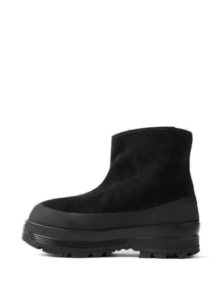 Botine Diemme din piele de căprioară negru