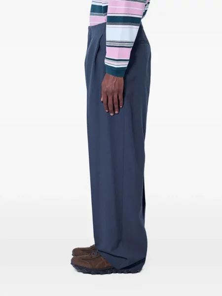 Pantaloni Lacoste din jacard gri