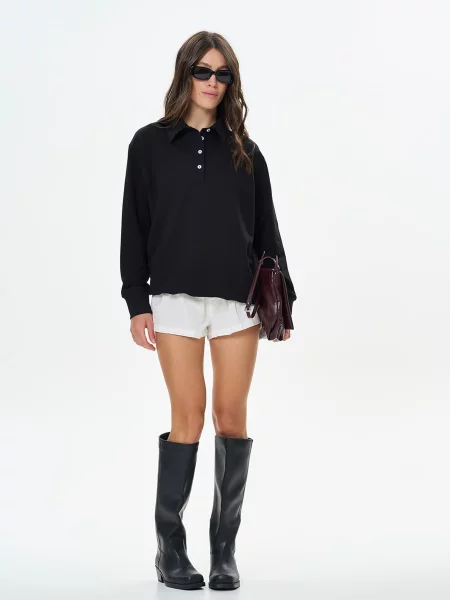 Світшот Роза чорний