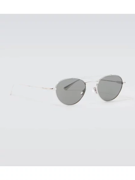 Ochelari de soare Saint Laurent argintiu