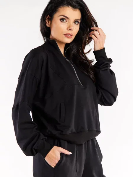 Bluza z kapturem Infinite You czarna