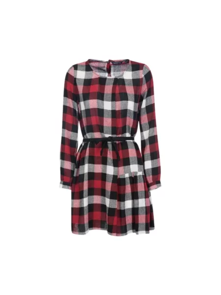 Sukienka Woolrich wełniana czerwona