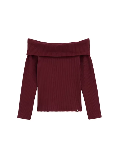 WE Fashion Tricou carmin roșu