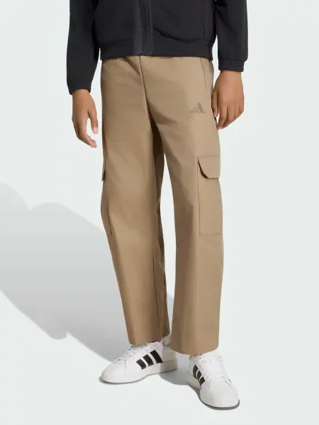 Детские брюки Adidas бежевые