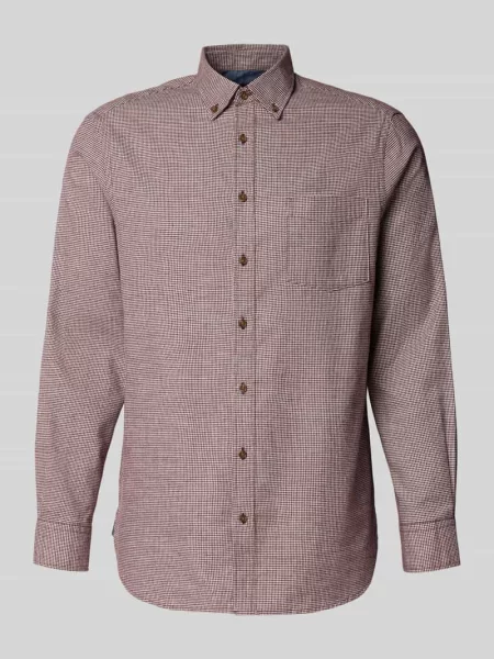 Koszula casualowa o kroju regular fit z kołnierzykiem typu button down Christian Berg Men