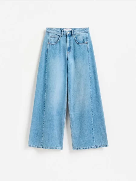 Reserved LADIES` JEANS TROUSERS albastru