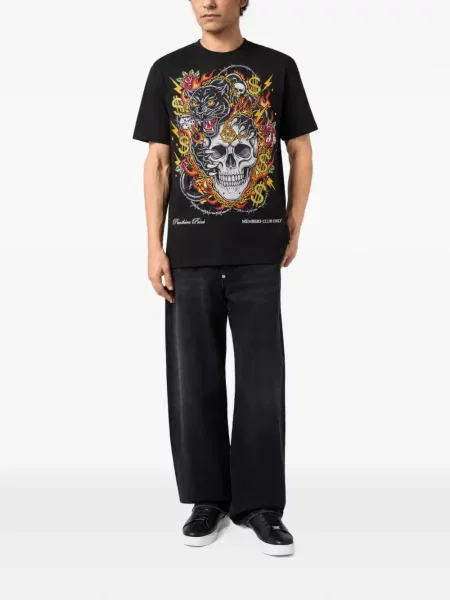 Μπλούζα Philipp Plein μαύρο