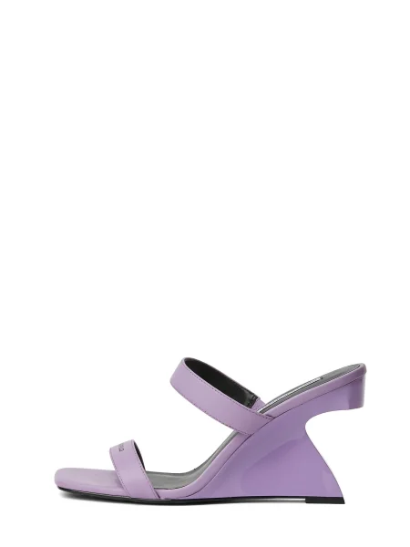 KARL LAGERFELD JEANS Nizki natikači Waverly Wedges lila