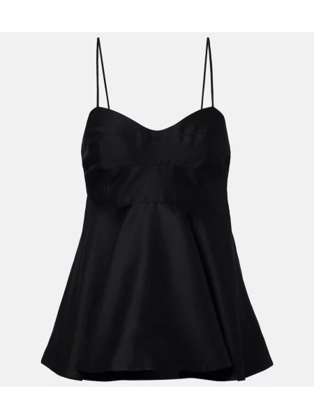 Top Róhe de lână negru