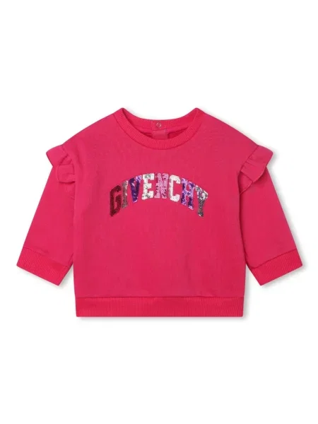 Bluza polarowa dziecięca Givenchy różowa