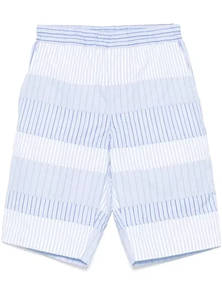 Prugaste kratke hlače Comme Des Garçons Shirt plava
