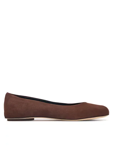 Weekend Max Mara Балеринки Todi кафяв