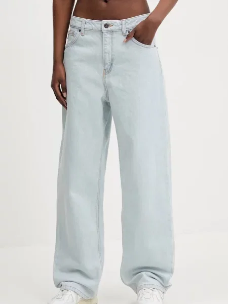 Hugo Blue jeans femei high waist albastru